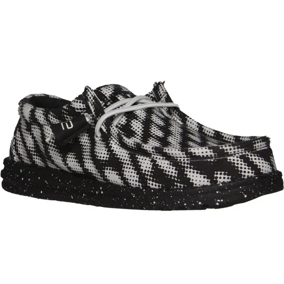 New in Box Hey Dude Wally Coast Grid Shoes - Picture 3 of 9